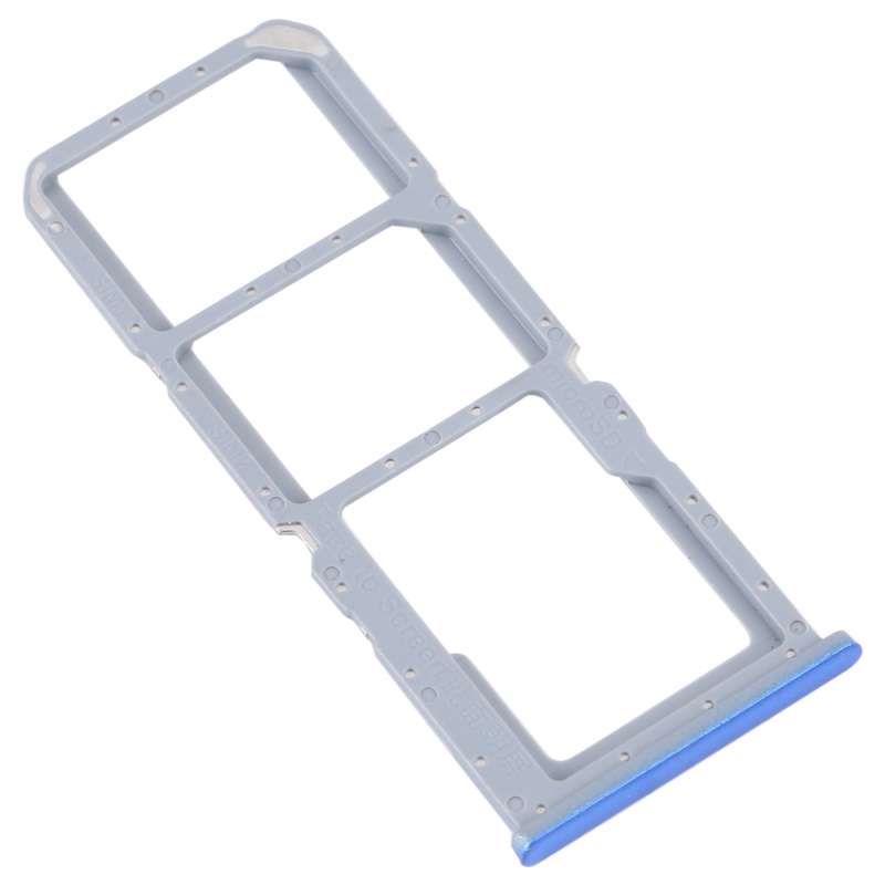 For OPPO A55 5G / A53S 5G SIM Card Tray + SIM Card Tray + Micro SD Card Tray (Black)