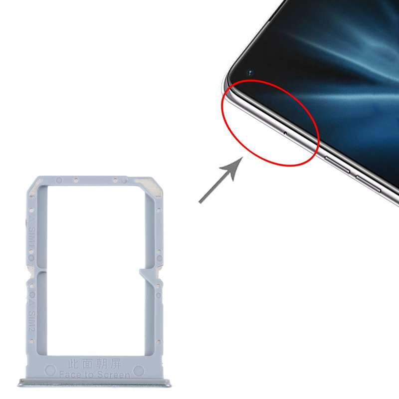 For OPPO K9 SIM Card Tray + SIM Card Tray (Black)