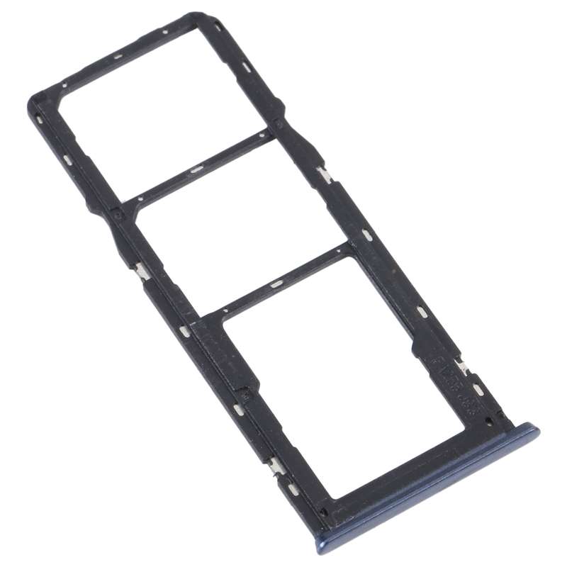 For OPPO A16K SIM Card Tray + SIM Card Tray + Micro SD Card Tray (Black)