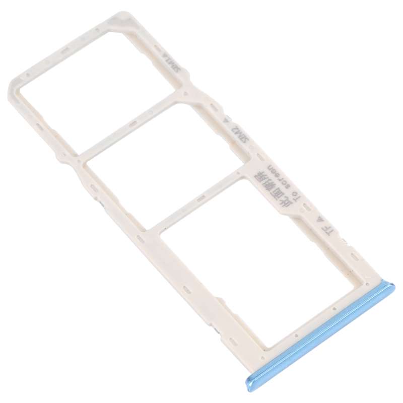For OPPO A16K SIM Card Tray + SIM Card Tray + Micro SD Card Tray (Black)