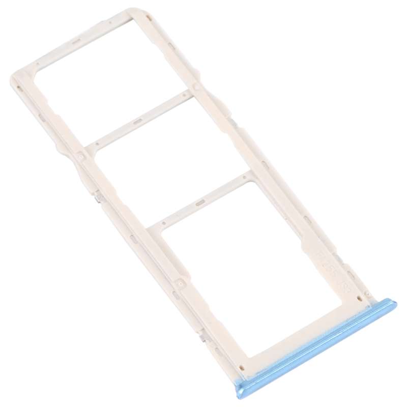 For OPPO A16K SIM Card Tray + SIM Card Tray + Micro SD Card Tray (Black)