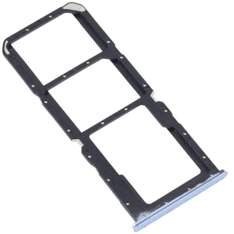 For OPPO K9x SIM Card Tray + SIM Card Tray + Micro SD Card Tray (Black)