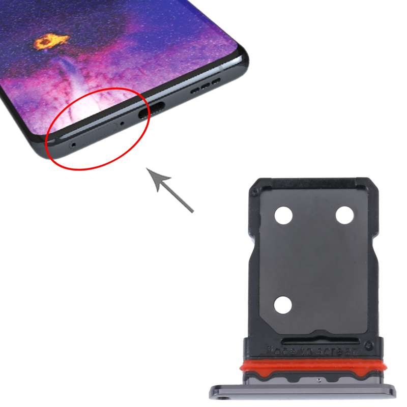 For OPPO Find X5 Pro / Find X5 SIM Card Tray + SIM Card Tray (Black)
