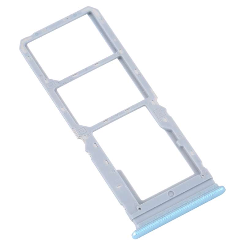 For vivo Y16 SIM Card Tray + SIM Card Tray + Micro SD Card Tray (Black)