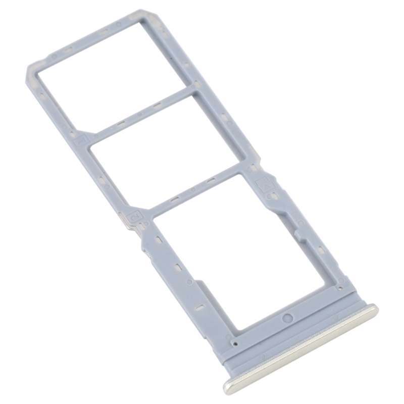 For vivo Y16 SIM Card Tray + SIM Card Tray + Micro SD Card Tray (Black)
