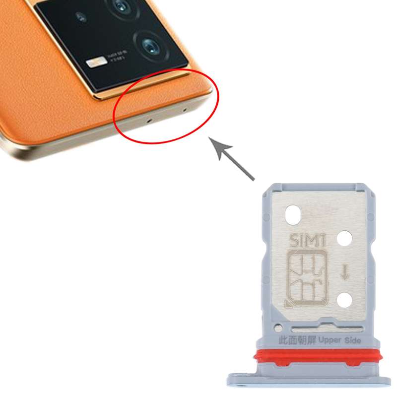 For vivo iQOO Neo6 SIM Card Tray + SIM Card Tray (Black)