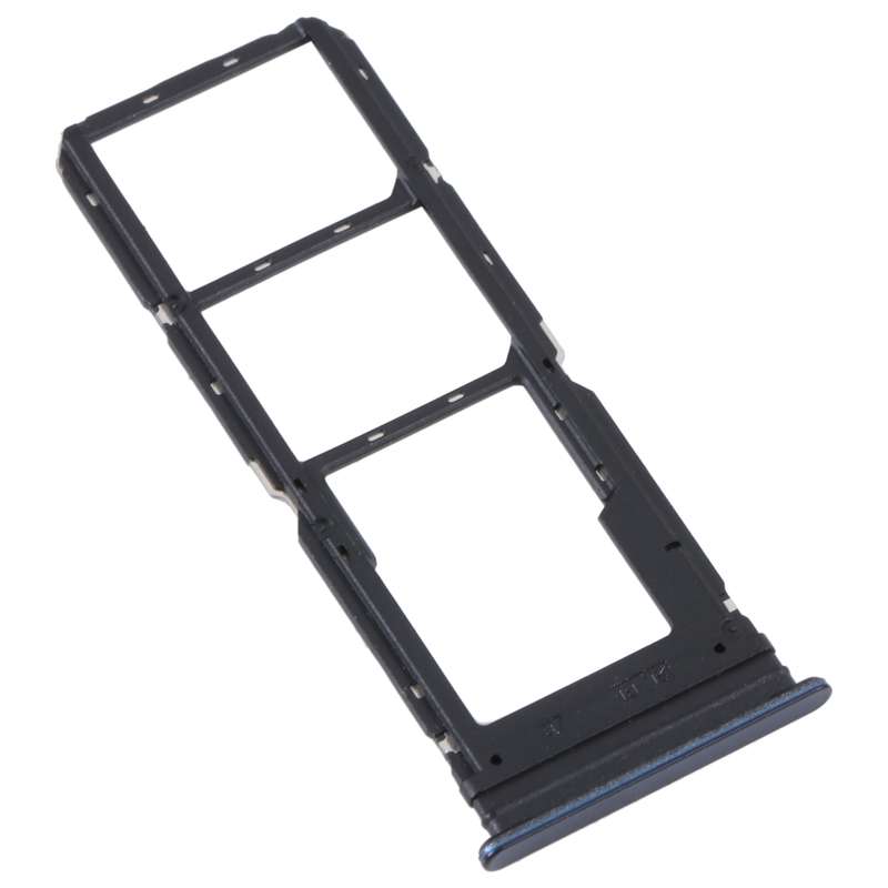 For vivo Y21 2021 / Y21S / Y21T / Y21T India SIM Card Tray + SIM Card Tray + Micro SD Card Tray (Dar