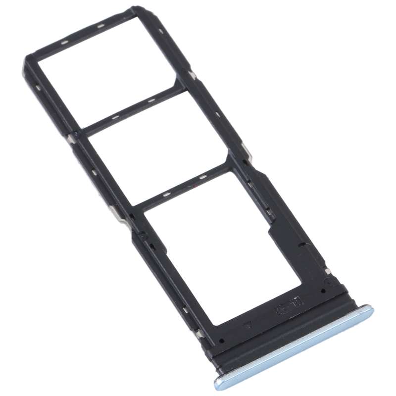 For vivo Y21 2021 / Y21S / Y21T / Y21T India SIM Card Tray + SIM Card Tray + Micro SD Card Tray (Dar