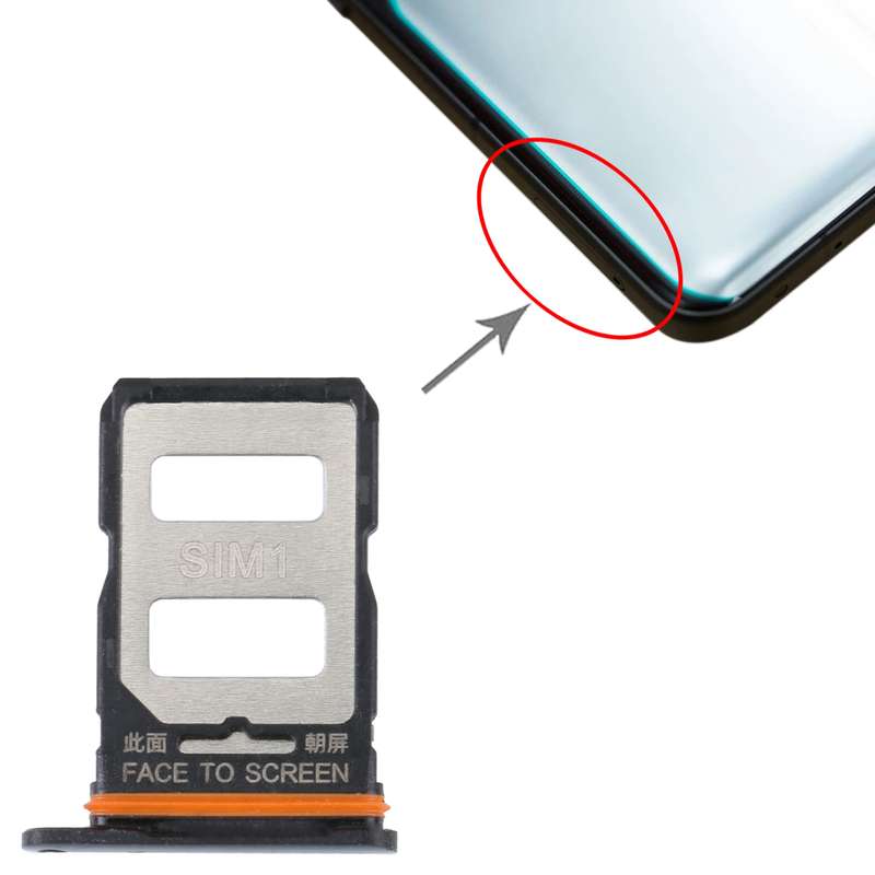 For Xiaomi Redmi K50 Ultra / 12T / 12T Pro SIM Card Tray + SIM Card Tray(Blue)