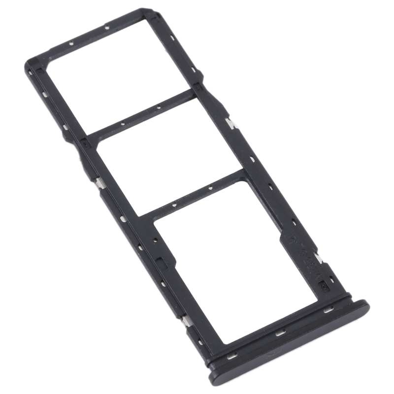 For Xiaomi Redmi A1 2022 / Redmi A1+ SIM Card Tray + SIM Card Tray + Micro SD Card Tray (Black)