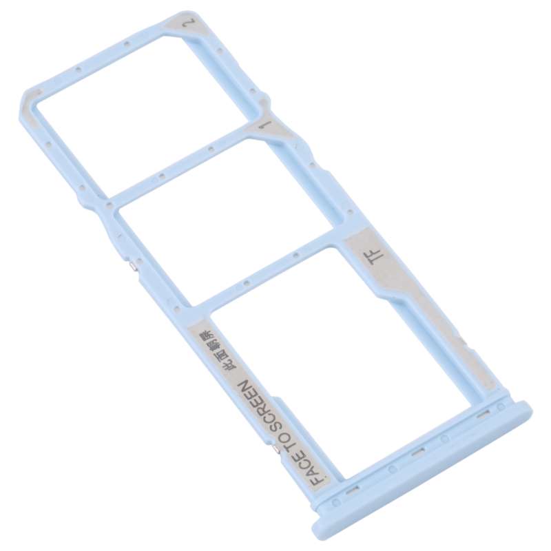 For Xiaomi Redmi A1 2022 / Redmi A1+ SIM Card Tray + SIM Card Tray + Micro SD Card Tray (Black)
