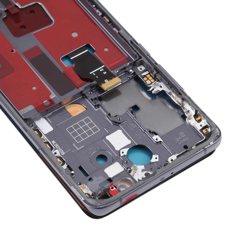 Original LCD Screen For Huawei P40 Pro Digitizer Full Assembly with Frame (Black)
