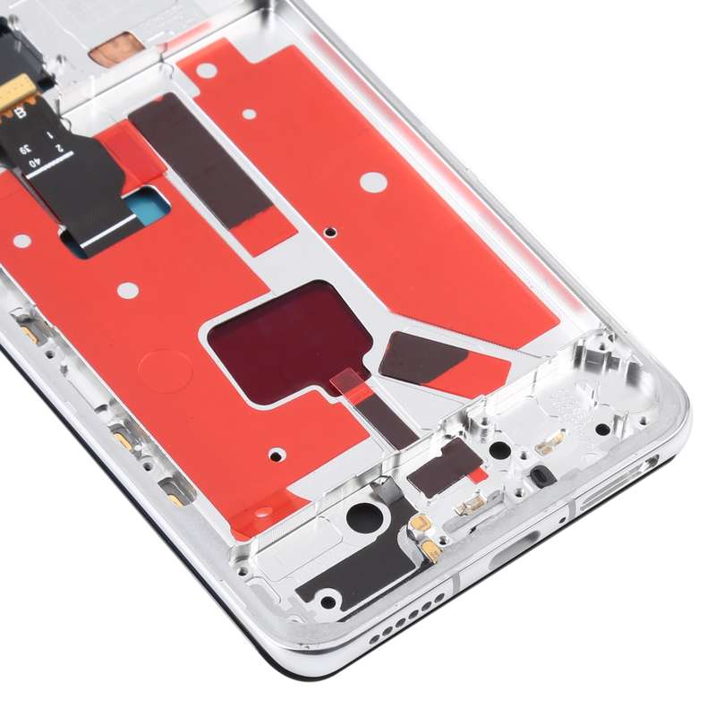 Original LCD Screen For Huawei P40 Pro Digitizer Full Assembly with Frame (Black)
