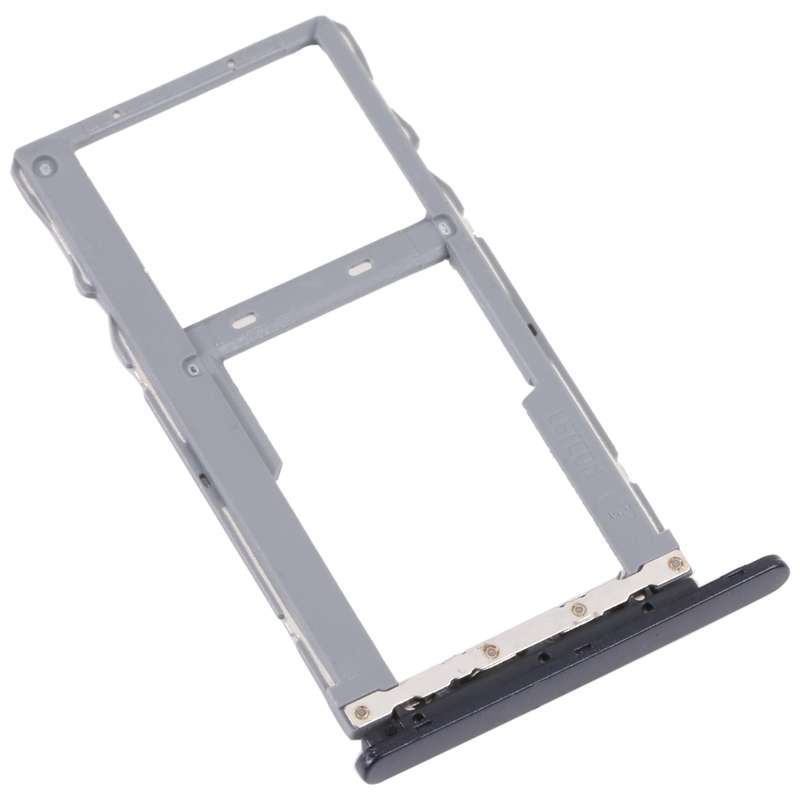 For TCL 10 SE T766H Original SIM Card Tray + SIM / Micro SD Card Tray(Black)