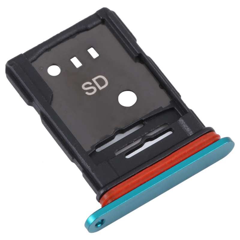 For TCL 10 Pro Original SIM Card Tray + SIM / Micro SD Card Tray(Black)
