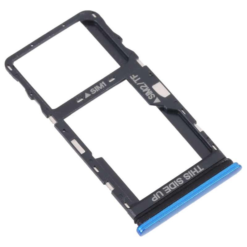 For TCL 20 5G Original SIM Card Tray + SIM / Micro SD Card Tray(Black)