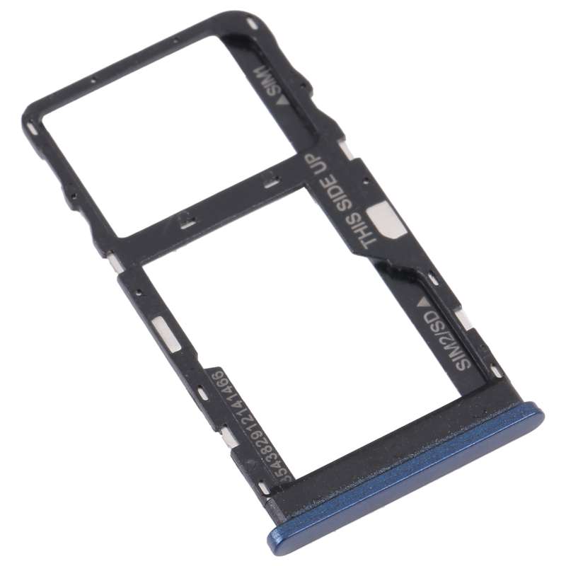 For TCL 20 R 5G Original SIM Card Tray + Micro SD Card Tray(Black)