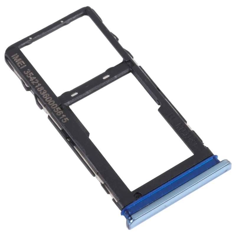 For TCL 30 / 30+ / 30 5G Original SIM Card Tray + Micro SD Card Tray(Black)