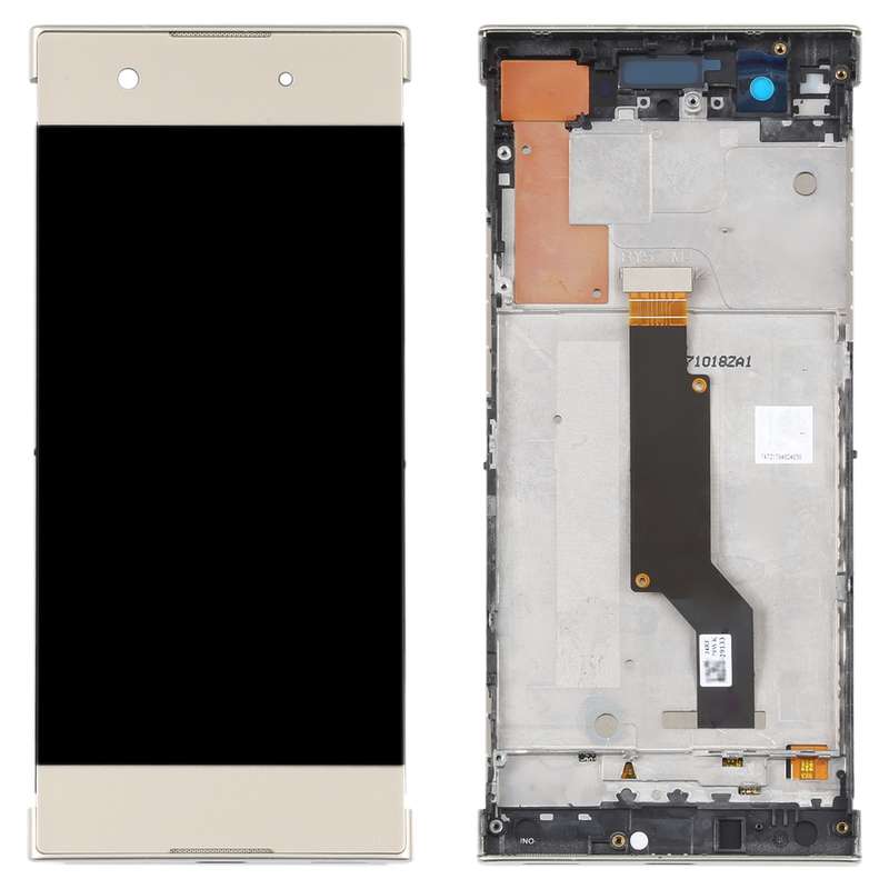 Original LCD Screen For Sony Xperia XA1 G3116 Digitizer Full Assembly with Frame(Gold)