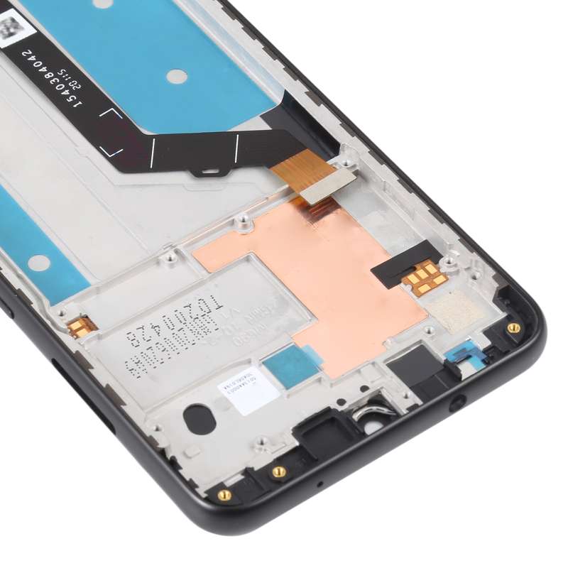 Original LCD Screen For Nokia 7.2 / 6.2 Digitizer Full Assembly with Frame(Black)