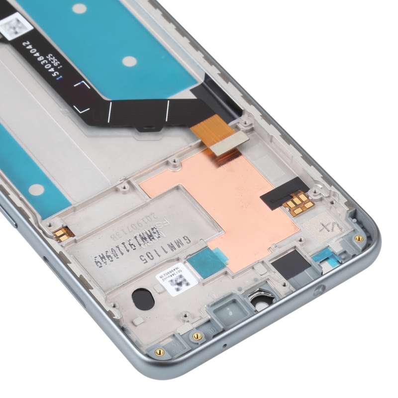 Original LCD Screen For Nokia 7.2 / 6.2 Digitizer Full Assembly with Frame(Black)