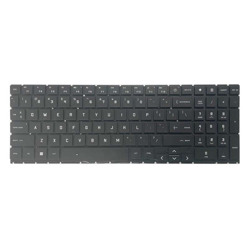 US Version Keyboard with Colorful Backlight / Number Key For HP OMEN 15 2020 15-EK 15-EN EK1016TX EK