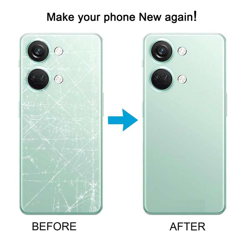 For OnePlus Nord 3 Original Battery Back Cover with Camera Lens Cover(Black)