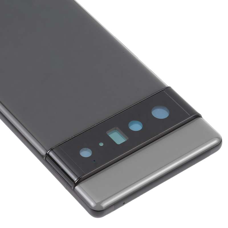 For Google Pixel 6 Pro Battery Back Cover with Middle Frame(Black)