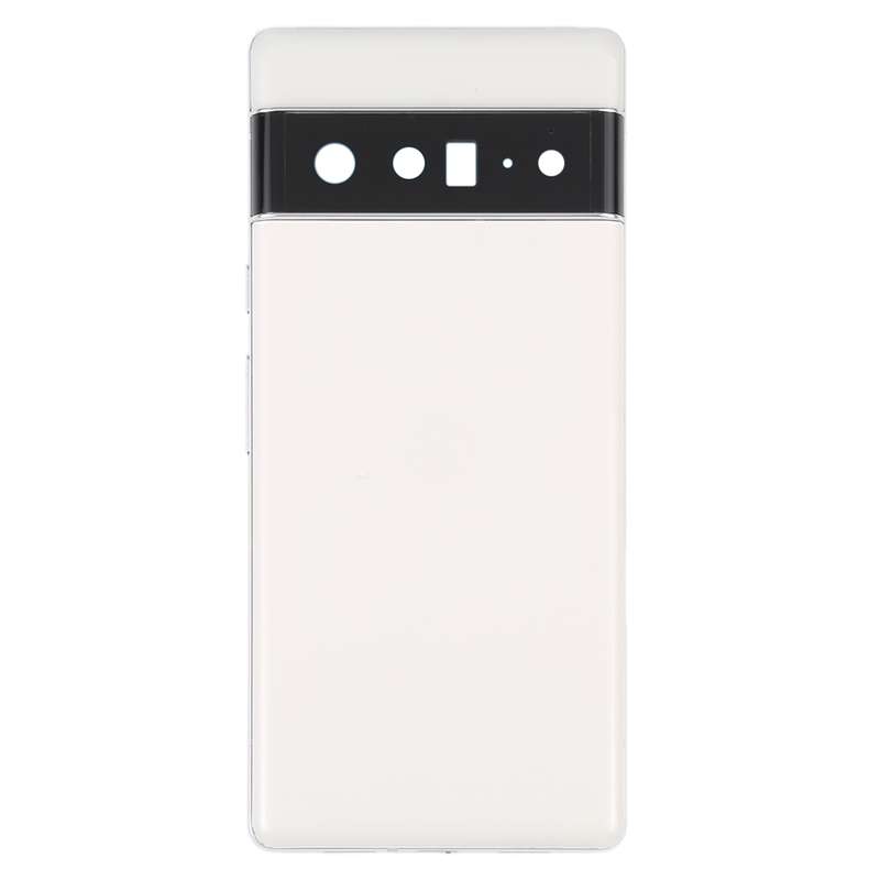 For Google Pixel 6 Pro Battery Back Cover with Middle Frame(Black)