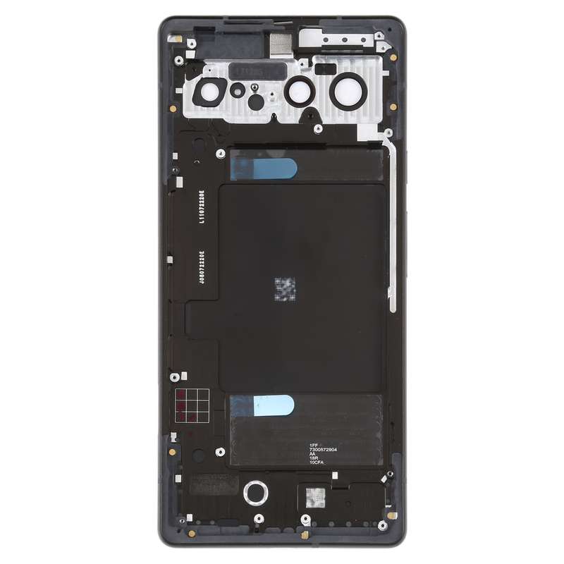 For Google Pixel 6 Battery Back Cover with Middle Frame(Black)
