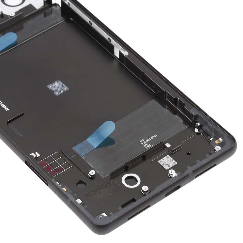 For Google Pixel 6 Battery Back Cover with Middle Frame(Black)