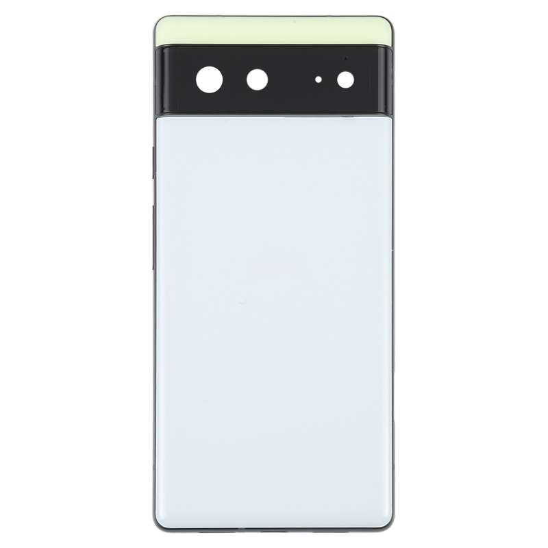 For Google Pixel 6 Battery Back Cover with Middle Frame(Black)
