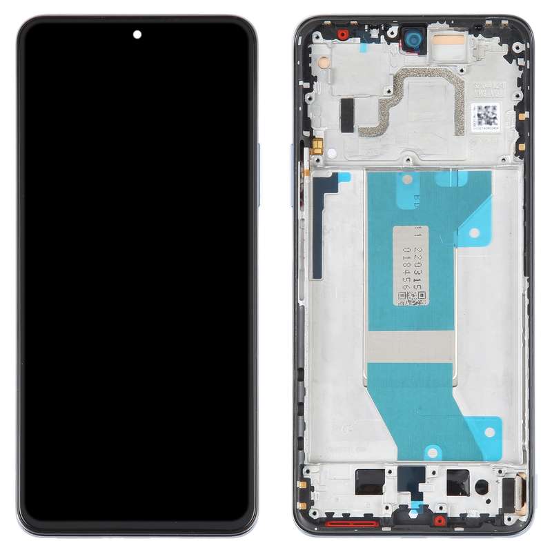 AMOLED Original LCD Screen For Xiaomi Redmi K50 / K50 Pro Digitizer Full Assembly with Frame (Black)