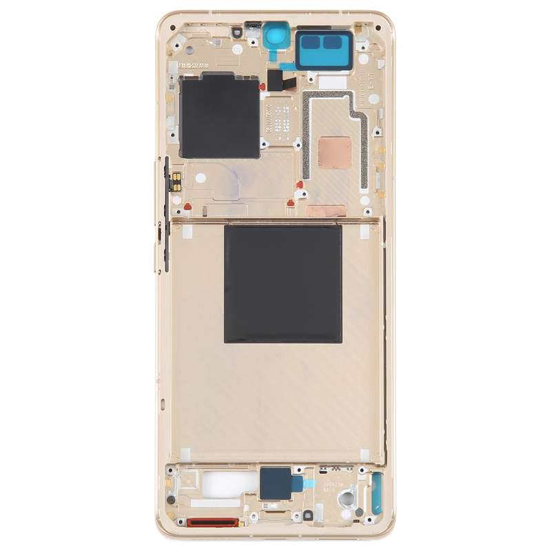 For Xiaomi 12S Ultra Original Front Housing LCD Frame Bezel Plate (Black)