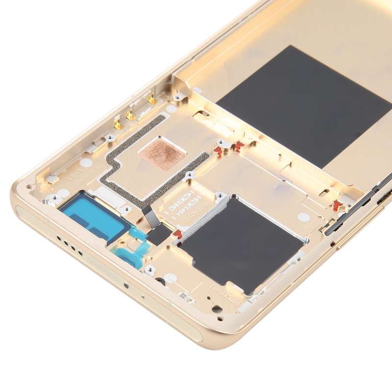 For Xiaomi 12S Ultra Original Front Housing LCD Frame Bezel Plate (Black)