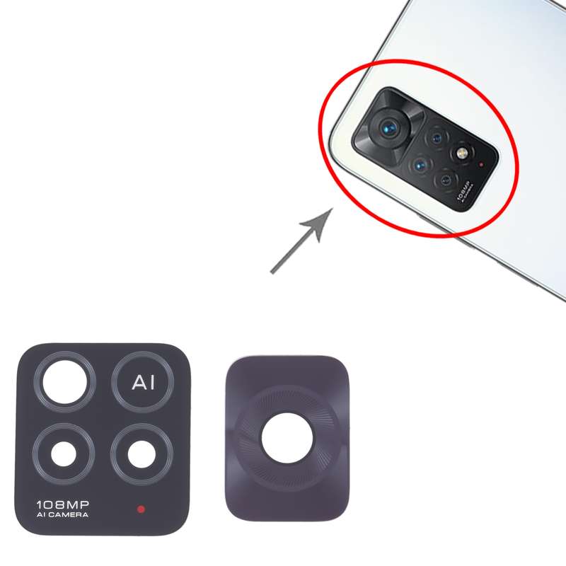 For Xiaomi Mi 11 Back Camera Lens Frame (Black)