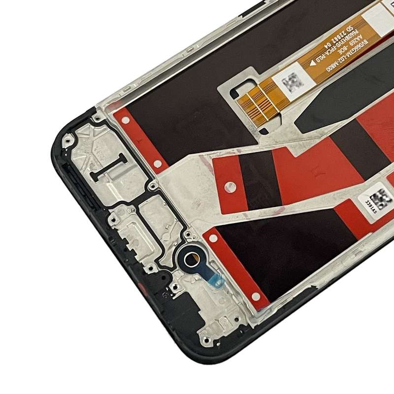 IPS LCD Screen for OnePlus Nord N300 Digitizer Full Assembly with Frame (Black)