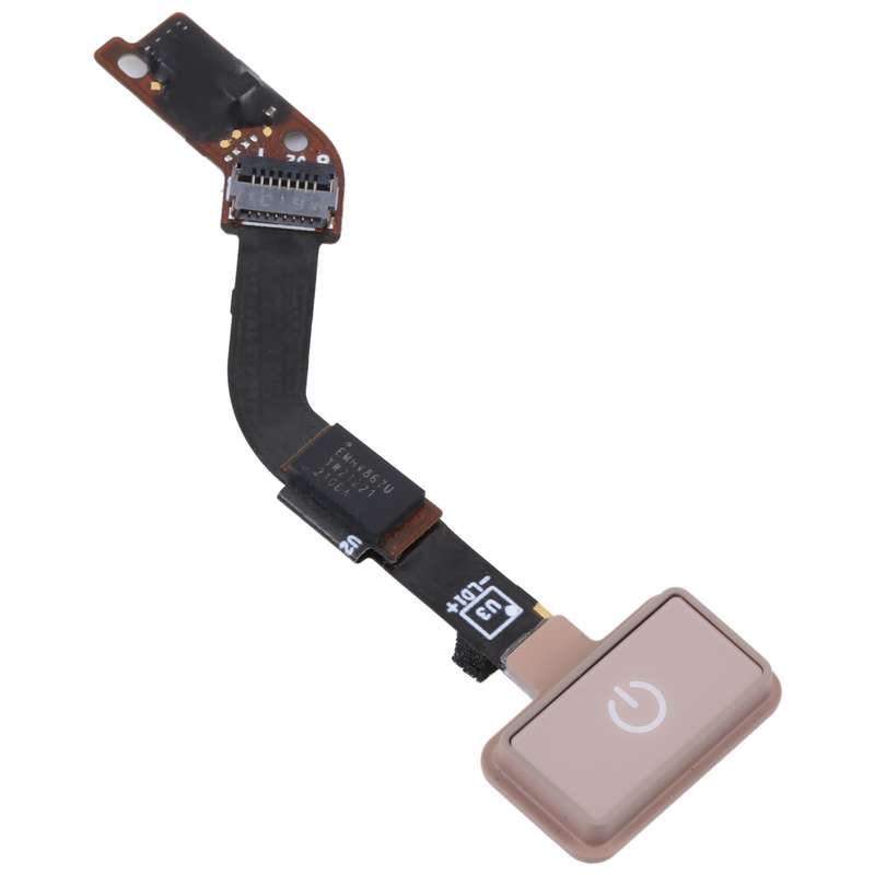 Power / Fingerprint Touch-ID Button Flex Cable for Microsoft Surface Laptop Go 1934(Silver)