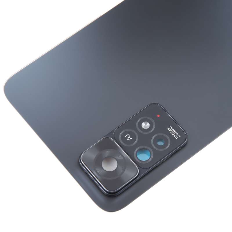 For Xiaomi Redmi Note 11 Pro+ 5G India Original Battery Back Cover with Camera Lens Cover(Black)