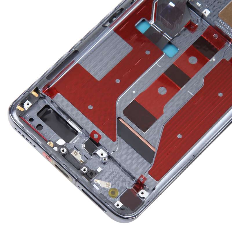 For OPPO Find X3 Pro Original Front Housing LCD Frame Bezel Plate (Silver)