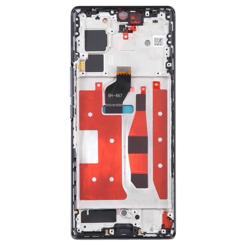 Original LCD Screen For Honor 70 Digitizer Full Assembly with Frame(Green)
