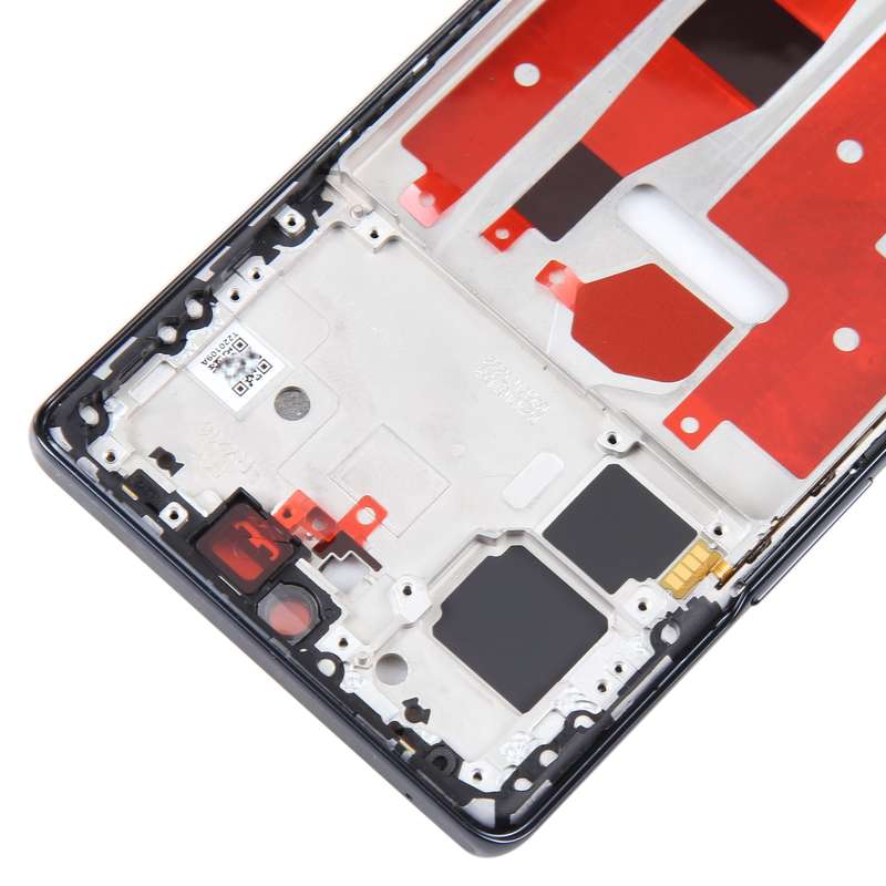 For Honor 70 Front Housing LCD Frame Bezel Plate(Blue)