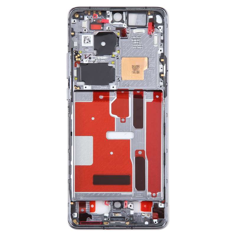 For Huawei P50 Pro Front Housing LCD Frame Bezel Plate(Black)
