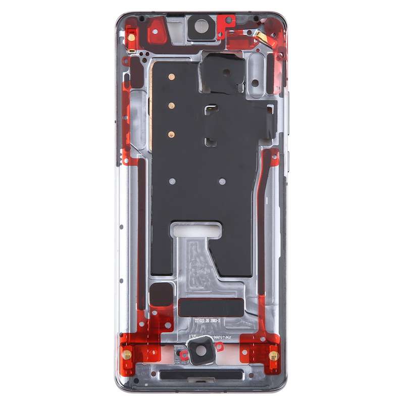 For Huawei P50 Pro Front Housing LCD Frame Bezel Plate(Black)