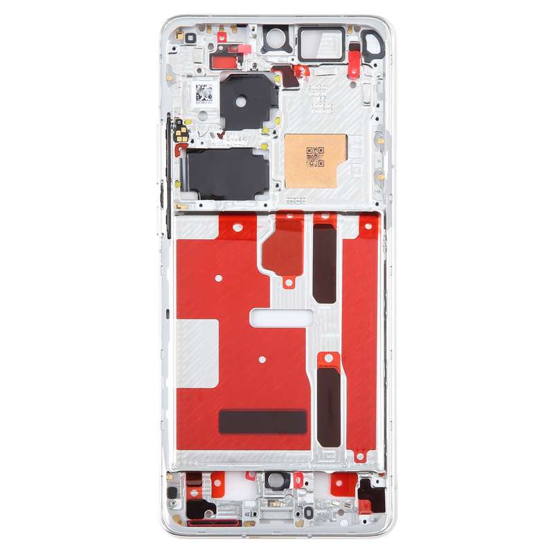 For Huawei P50 Pro Front Housing LCD Frame Bezel Plate(Black)