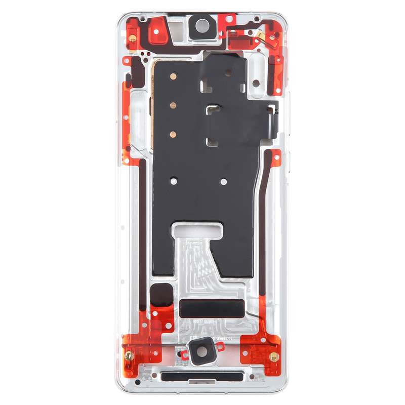 For Huawei P50 Pro Front Housing LCD Frame Bezel Plate(Black)