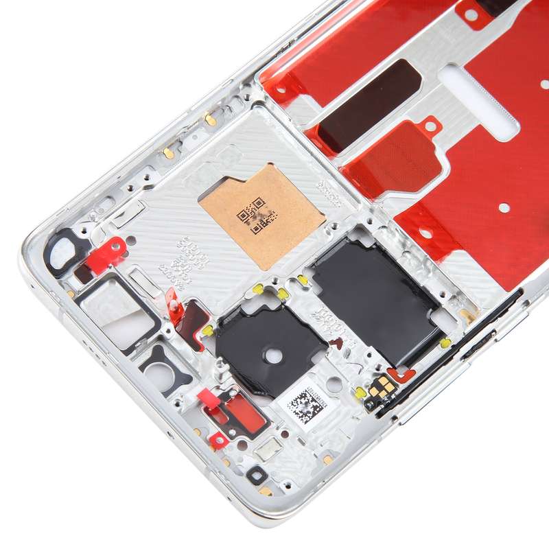 For Huawei P50 Pro Front Housing LCD Frame Bezel Plate(Black)