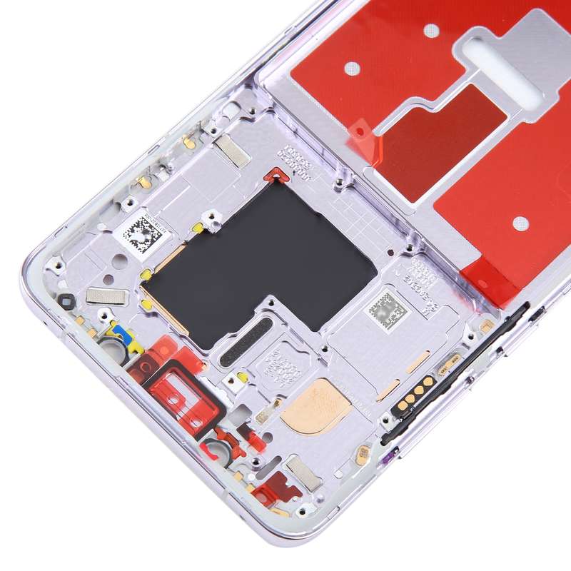 For Huawei Mate 50 Pro Front Housing LCD Frame Bezel Plate(Black)