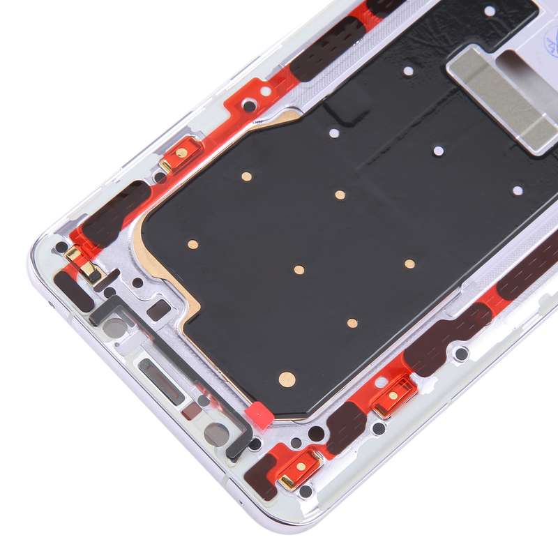 For Huawei Mate 50 Pro Front Housing LCD Frame Bezel Plate(Black)