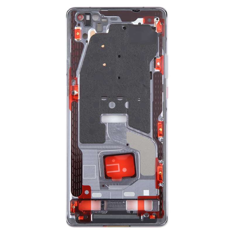 For Huawei Mate 40 Pro Front Housing LCD Frame Bezel Plate(Black)